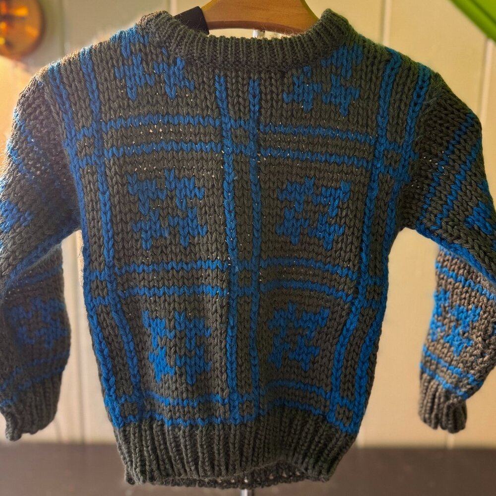 VINTAGE RETRO 80's HIGH SIERRA ACRYLIC SWEATER BOYS SIZE 6